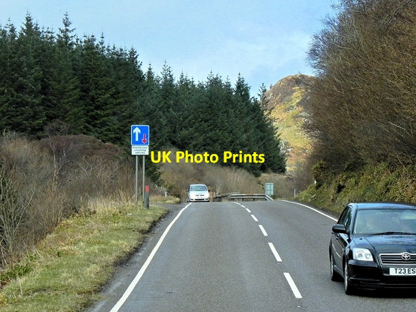 Photo 6"x4" A816 near Creaganterve Mh\u00c3\u00b2r Carnassarie c2014