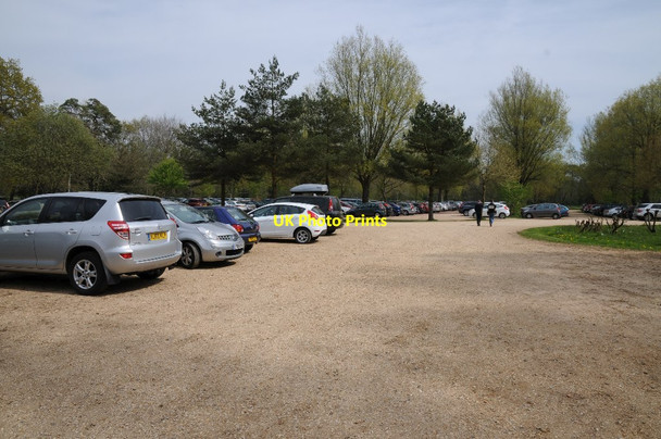 Photo 6"x4" Car park at Mottisfont Abbey Mottisfont c2014