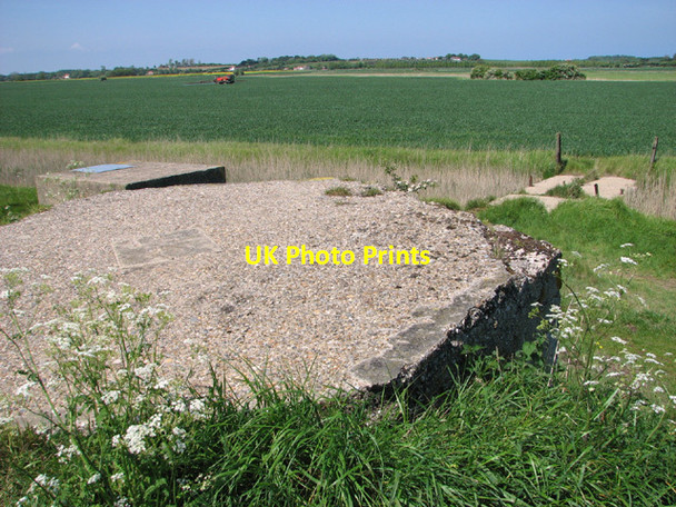 Photo 6"x4" WW2 defences beside the River Bure North Denes c2014