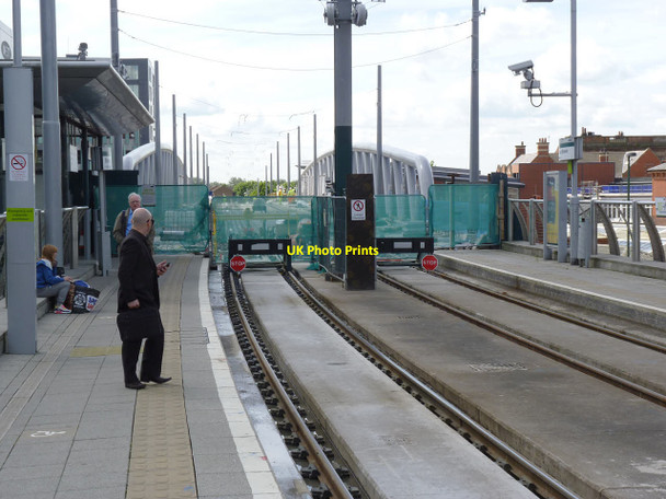 Photo 6"x4" Nottingham Station tram terminus Nottingham\/SK5641 c2014