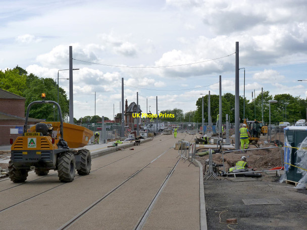 Photo 6"x4" Wilford Bridge tram stop West Bridgford c2014
