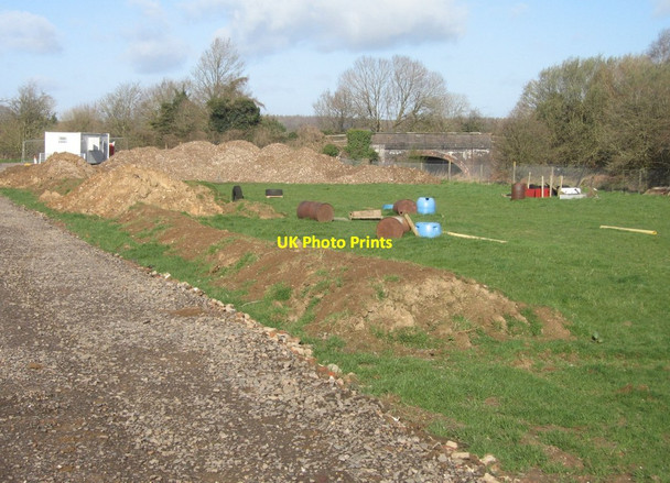 Photo 6"x4" Spoil heaps East Oakley c2014