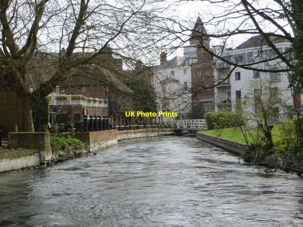 Photo 6"x4" Kennet into Town Newbury\/SU4767 c2014
