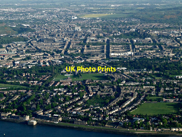 Photo 6"x4" Granton and Edinburgh from the air Newhaven\/NT2577 c2014 P1