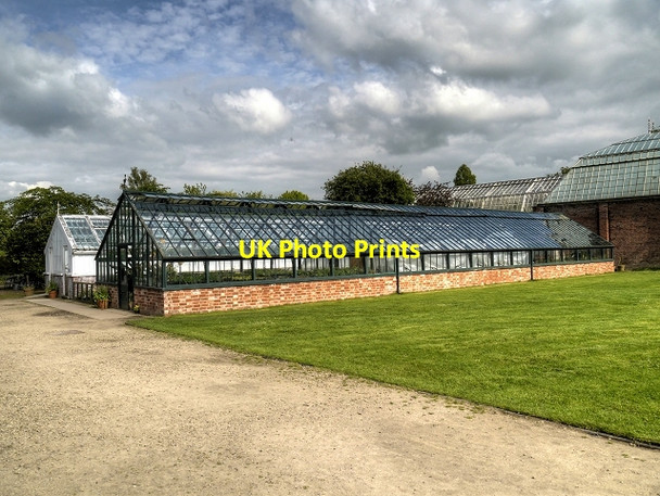 Photo 6"x4" Glasshouses, Tatton Walled Garden Tatton Dale c2014