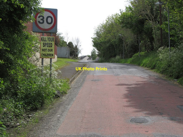 Photo 6"x4" Timely message at the entrance to Belleek village Belleek\/H9827 c2014