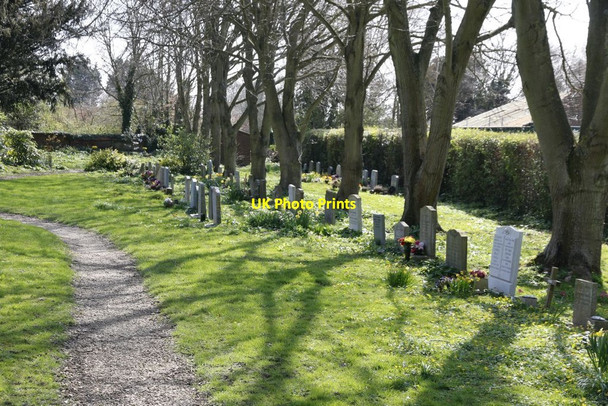 Photo 6"x4" Path in the Churchyard Chilton\/SU4885 c2014