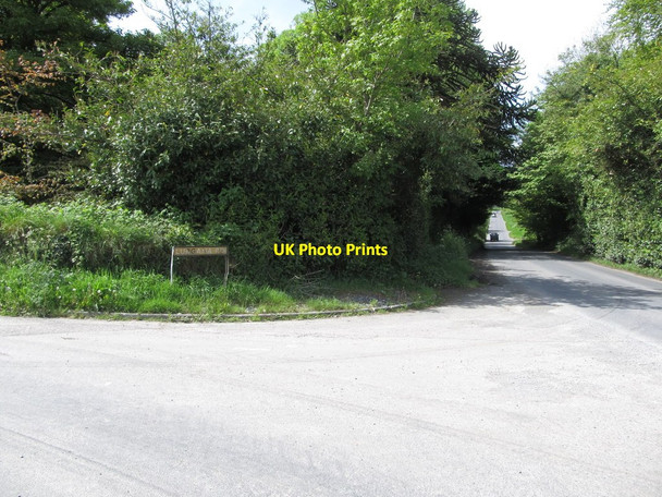 Photo 6"x4" Lurgana Road at its junction with Ballymoyer Road Kingsmills c2014