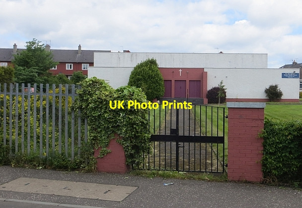 Photo 6"x4" St John Ogilvie's church Sighthill\/NT1971 c2014
