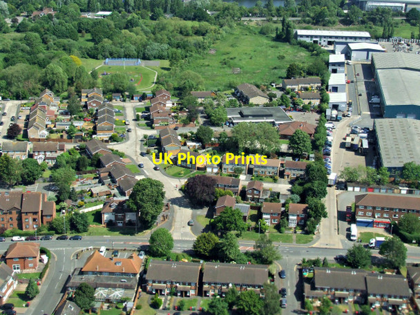 Photo 6"x4" Poyle from the air Poyle c2014