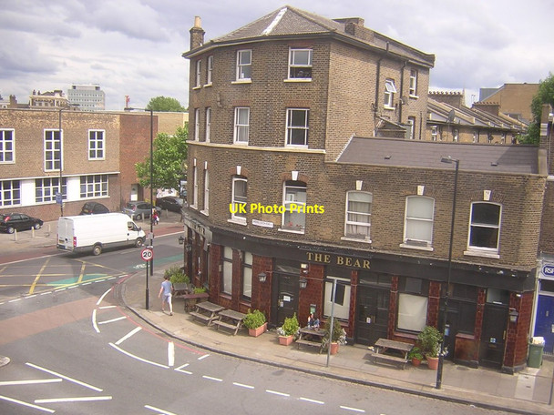 Photo 6"x4" The Bear, Camberwell New Road, from the railway Brixton\/TQ3175 c2014