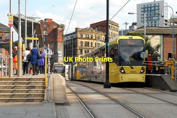 Photo 6"x4" Metrolink Stop at Shudehill During Victoria Station Redevelopment Manchester c2014