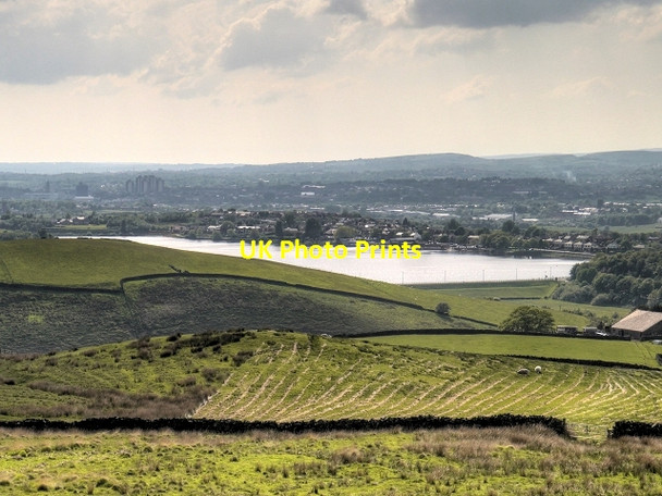 Photo 6"x4" View Towards Hollingworth Lake from Whittaker Moor Littleborough\/SD9316 c2014