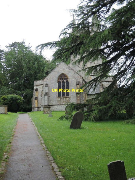 Photo 6"x4" Staple Fitzpaine: churchyard Staple Fitzpaine c2014