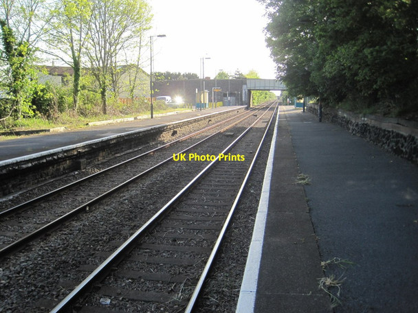 Photo 6"x4" Bynea railway station, Carmarthenshire Bynea c2014