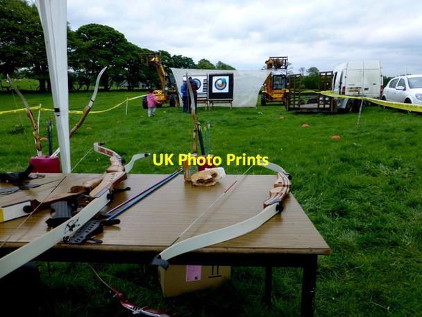 Photo 6"x4" Archery event, Clogherny Vintage Fayre Beragh c2014