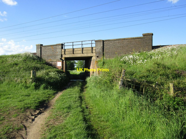 Photo 6"x4" Bridge over Sand Lane Hougham c2014