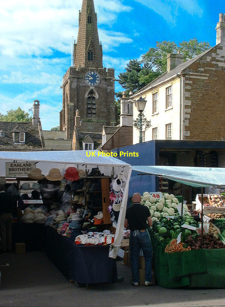 Photo 6"x4" Uppingham Market Day in 2002 Uppingham c2002