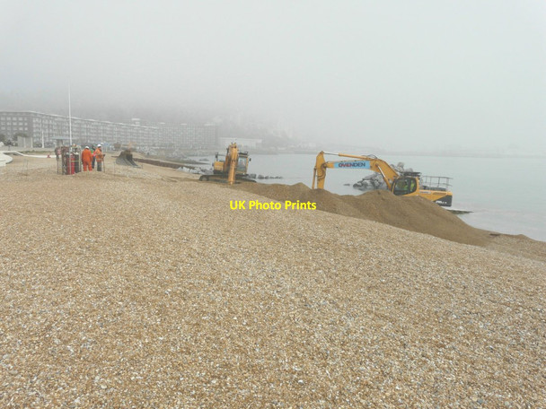 Photo 6"x4" Improving sea defences at Dover Dover\/TR3141 c2014