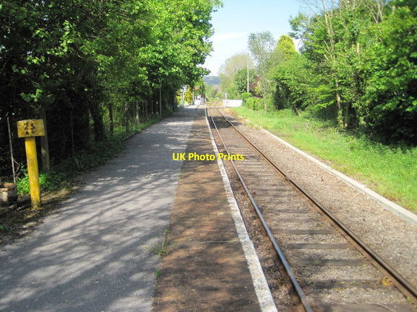 Photo 6"x4" Llanwrda railway station, Carmarthenshire Llanwrda c2014
