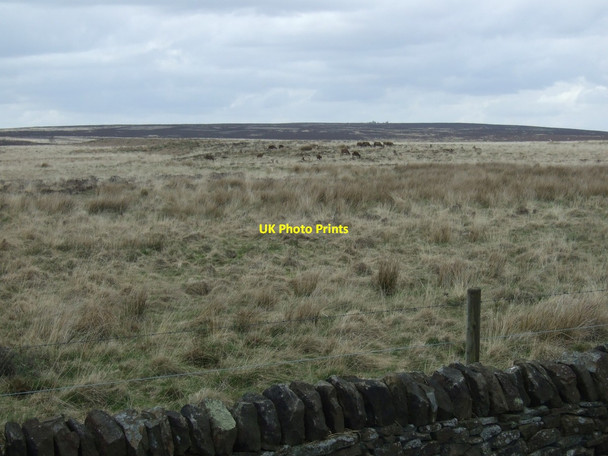 Photo 6"x4" Moorland off the A621 Moorhall\/SK3074 c2014
