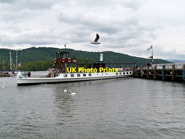 Photo 6"x4" MV Tern Docking at Bowness Pier Bowness-On-Windermere c2014
