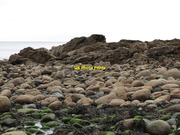 Photo 6"x4" Rounded boulders at Black Rock, Ballymartin Ballymartin c1980