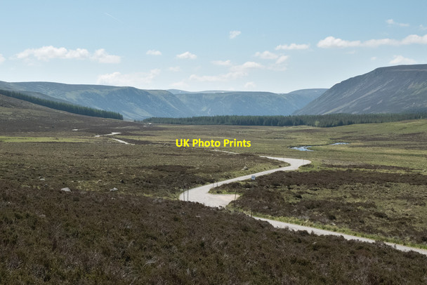 Photo 6"x4" Road in Glen Muick Cairns of C\u00f9l nan Ga c2014