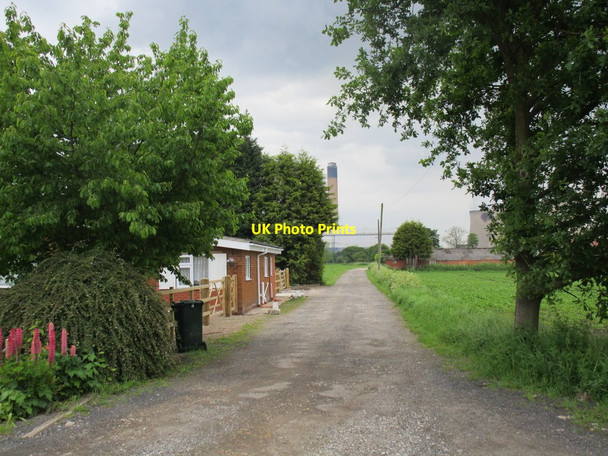 Photo 6"x4" Footpath to Wren Hall Drax c2014