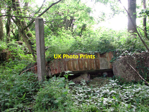 Photo 6"x4" Remains of an air raid shelter at RAF Hethel Hethel c2014