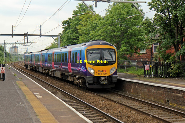 Photo 6"x4" First TransPennine Class 185, 185139, Patricroft railway station Eccles\/SJ7798 c2014