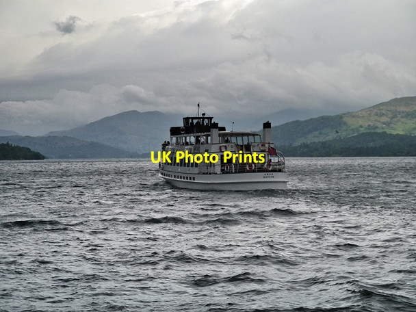 Photo 6"x4" MV Swan Leaving Bowness Bay Bowness-On-Windermere c2014