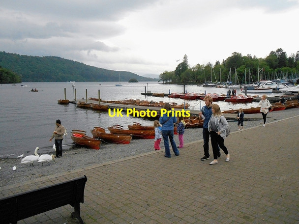 Photo 6"x4" Bowness Bay from the Promenade Bowness-On-Windermere c2014