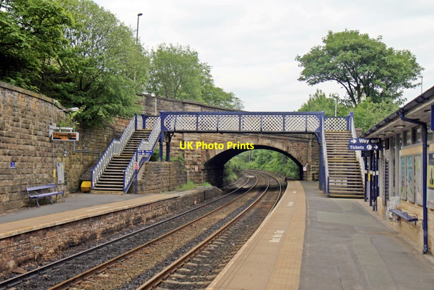 Photo 6"x4" Greenfield railway station Greenfield\/SD9904 c2014