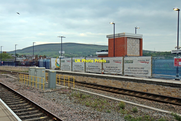 Photo 6"x4" Construction work, Stalybridge railway station Stalybridge c2014