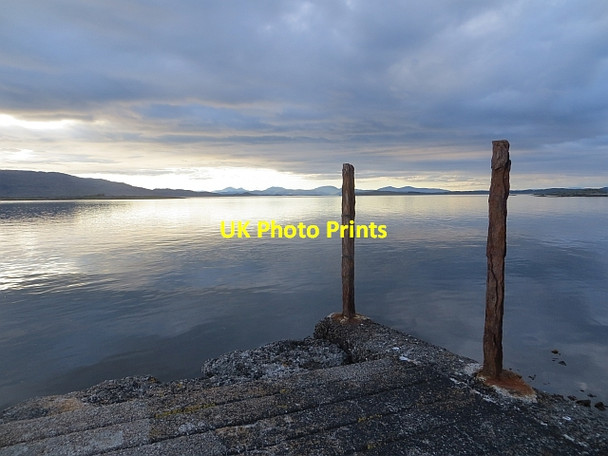 Photo 6"x4" End of the pier, Craignish Sr\u00f2n Mhadadh c2014