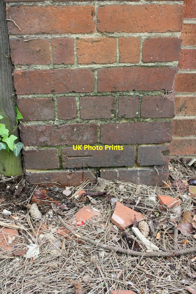 Photo 6"x4" Benchmark on garage of #55 Hightown Road Banbury\/SP4540 c2014