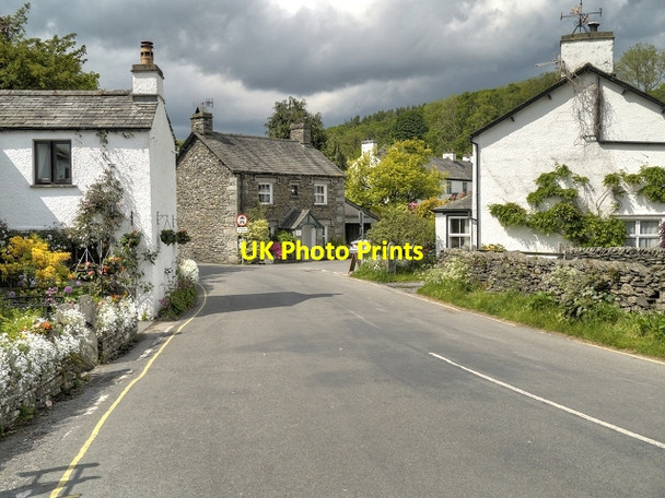 Photo 6"x4" The Main Road Through Near Sawrey Far Sawrey c2014
