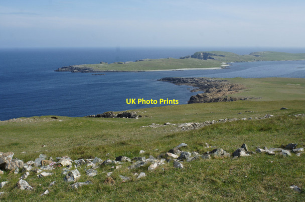 Photo 6"x4" View to Balta from the Keen of Hamar Baltasound c2014