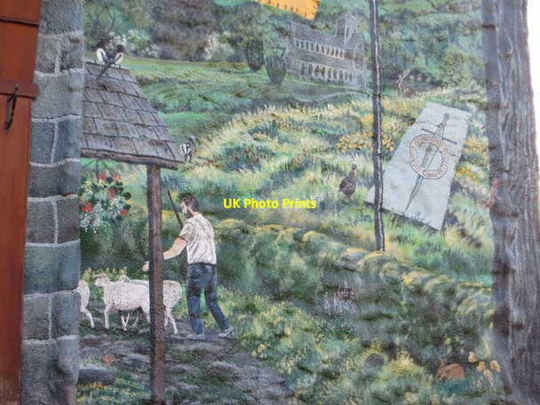 Photo 6"x4" Llywelyn Grave Builth Wells\/Llanfair-Ym-Muallt c2014