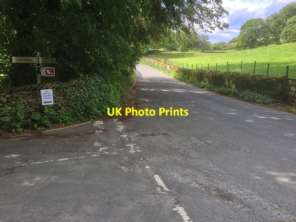 Photo 6"x4" Near Sawrey, B5285 Far Sawrey c2014
