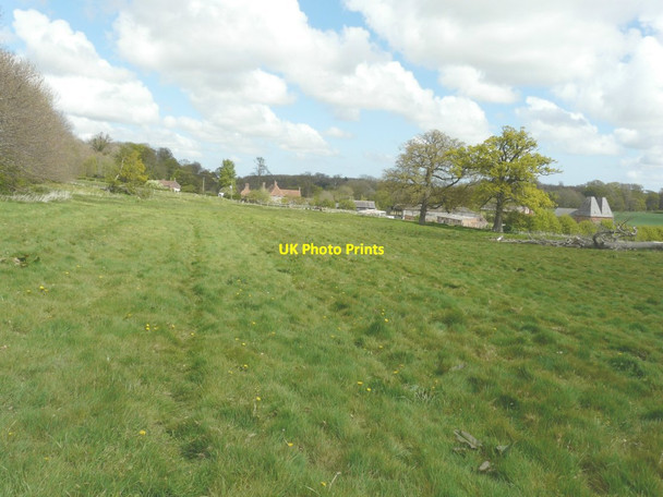 Photo 6"x4" Looking northeast along a footpath Ratling c2014