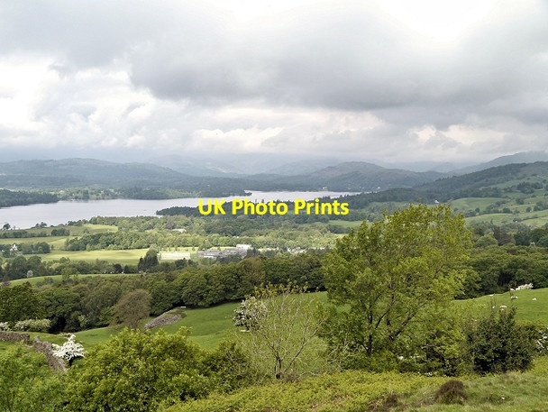 Photo 6"x4" Windermere (North) from Orrest Head Windermere\/SD4198 c2014