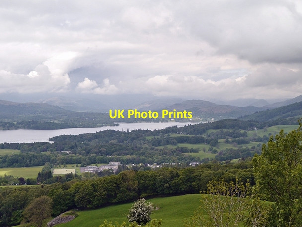 Photo 6"x4" North Windermere from Orrest Head Windermere\/SD4198 c2014