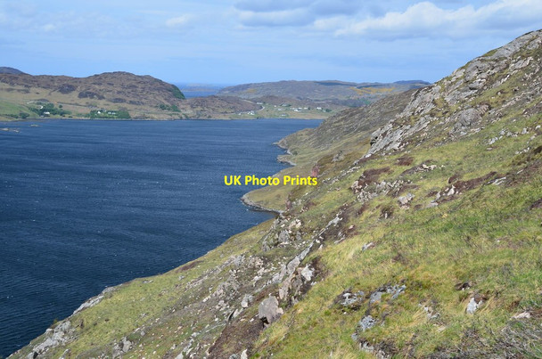 Photo 6"x4" North shore of Loch Glencoul Unapool c2014