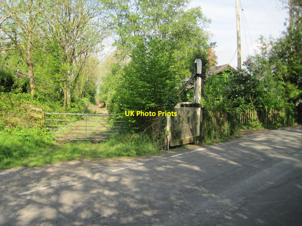 Photo 6"x4" Dryslwyn railway station (site), Carmarthenshire Dryslwyn\/SN5520 c2014