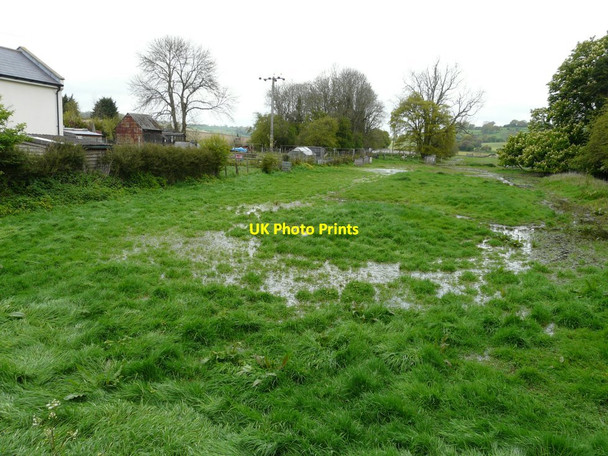 Photo 6"x4" Waterlogged meadow beside the Gate House North Elham c2014