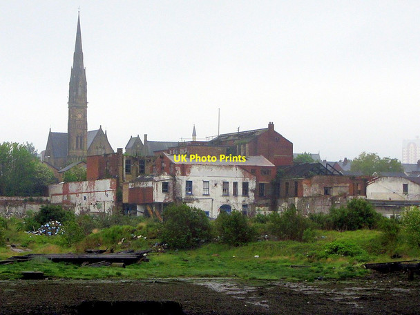 Photo 6"x4" Derelict buildings on Hebburn riverside Hebburn c2014