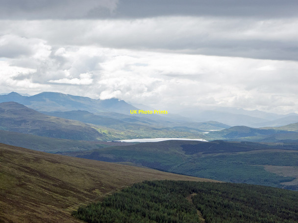 Photo 6"x4" Loch Luichart and the Strathconon mountains from An Cabar Tom na Caillich c2014
