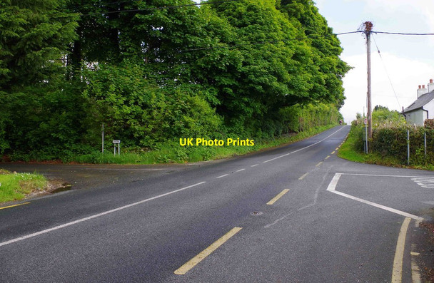 Photo 6"x4" The R755 road at Ballinastoe Crossroads, Co. Wicklow Roundwood c2014